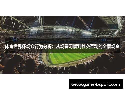 体育世界杯观众行为分析：从观赛习惯到社交互动的全景观察
