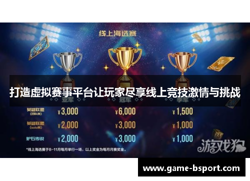 打造虚拟赛事平台让玩家尽享线上竞技激情与挑战